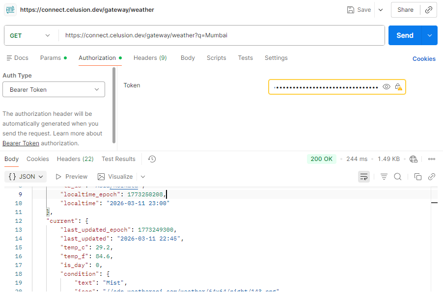 Test the New Service using Postman